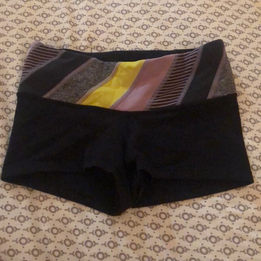reversible lululemon spendex/running shorts